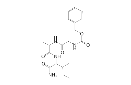 benzyl (2-((1-((1-amino-3-methyl-1-oxopentan-2-yl)amino)-1-oxopropan-2-yl)amino)-2-oxoethyl)carbamate