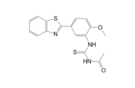 N-acetyl-N'-[5-(1,3-benzothiazol-2-yl)-2-methoxyphenyl]thiourea