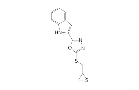 2-(1H-Indol-2-yl)-5-(thiiran-2-ylmethylsulfanyl)-1,3,4-oxadiazole