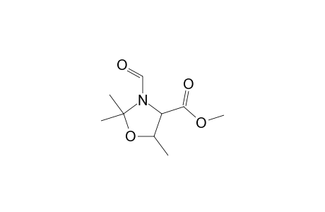 Methyl 3-formyl-2,2,5-trimethyl-1,3-oxazolidine-4-carboxylate