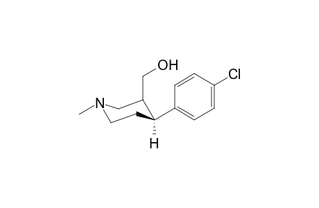 [(4S)-4-(4-chlorophenyl)-1-methyl-3-piperidinyl]methanol