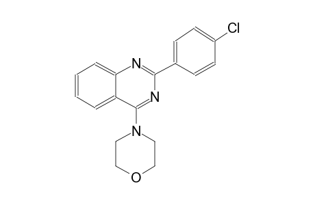 2-(4-chlorophenyl)-4-(4-morpholinyl)quinazoline