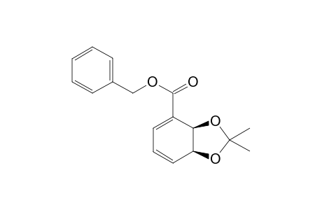 (+)-Benzyl (3aR,7aS)-2,2-dimethyl-3a,7a-dihydrobenzo[d][1,3]-dioxole-4-carboxylate