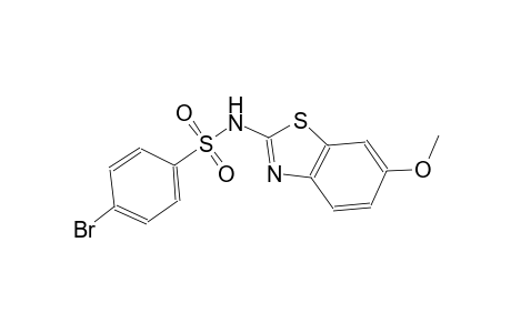 4-bromo-N-(6-methoxy-1,3-benzothiazol-2-yl)benzenesulfonamide