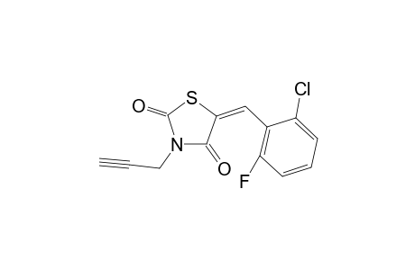 5-(2-Chloro-6-fluorobenzylidene)-3-(2-propynyl)-1,3-thiazolidine-2,4-dione