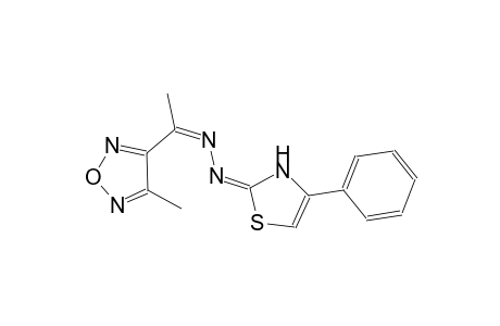 (2E)-4-phenyl-1,3-thiazol-2(3H)-one [(Z)-1-(4-methyl-1,2,5-oxadiazol-3-yl)ethylidene]hydrazone