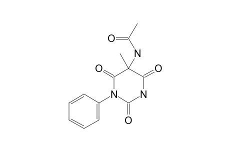 5-ACETAMIDO-5-METHYL-1-PHENYL-BARBITURIC-ACID