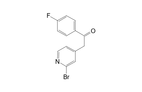 2-(2-bromopyridin-4-yl)-1-(4-fluorophenyl)ethanone