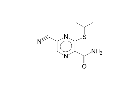 2-CARBAMOYL-3-ISOPROPYLTHIO-5-CYANOPYRAZINE