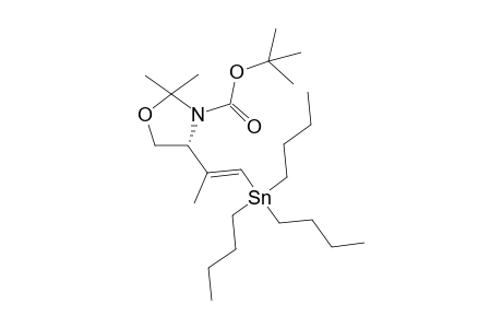 (4R)-2,2-Dimethyl-4-{1-[(E)-1-methyl-2-tributylstannyl]vinyl}oxazolidine-3-carboxylic acid tert-butyl ester