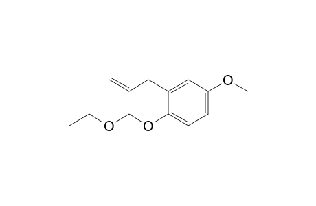 2-Allyl-4-methoxy-1-(ethoxymethoxy)benzene