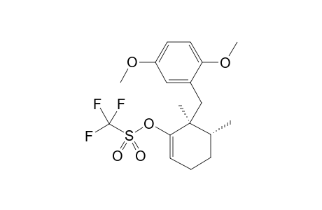 [(5R,6S)-6-[(2,5-dimethoxyphenyl)methyl]-5,6-dimethyl-cyclohexen-1-yl] trifluoromethanesulfonate