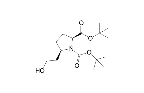 tert-Butyl (2S)-cis-1-(tert-butyloxycarbonyl)-5-(2-hydroxyethyl)prolinate