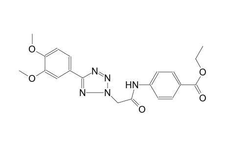 ethyl 4-({[5-(3,4-dimethoxyphenyl)-2H-tetraazol-2-yl]acetyl}amino)benzoate