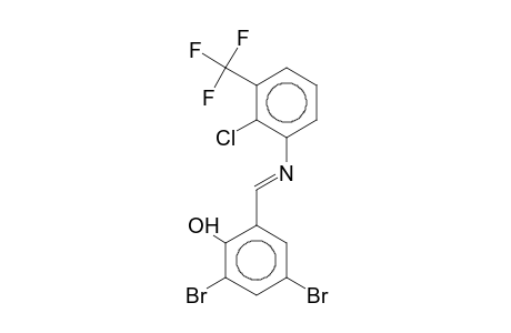 N-(2-hydroxy-3,5-dibromobenzylidene)-2-chloro-5-trifluoromethylaniline