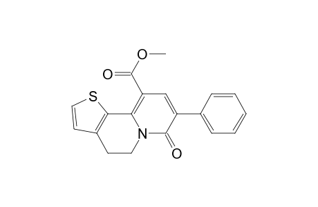 Methyl 4,5-dihydro-7-oxo-8-phenyl-7H-thieno[2,3-a]quinolizine-10-carboxylate