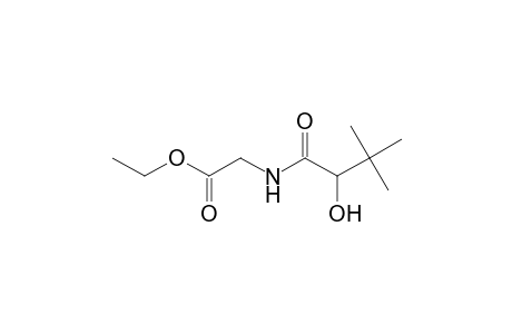 Glycine, N-(2-hydroxy-3,3-dimethyl-1-oxobutyl)-, ethyl ester, (.+-.)-