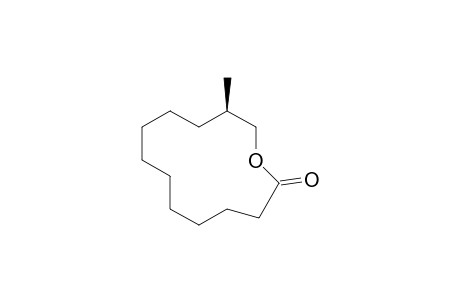 (12R)-12-methyl-1-oxacyclotridecan-2-one