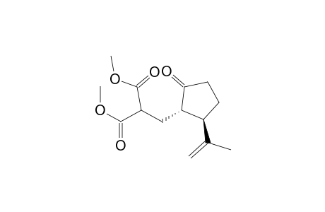 dimethyl 2-[[(1S,2R)-2-isopropenyl-5-oxo-cyclopentyl]methyl]propanedioate