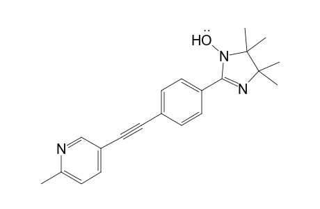 4,4,5,5-Tetramethyl-2-[4-(6-methylpyridin-3-ylethynyl)phenyl]-4,5-dihydro-1H-imidazole-1-oxyl