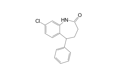 8-Chloranyl-5-phenyl-1,3,4,5-tetrahydro-1-benzazepin-2-one