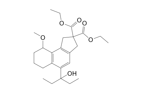 Diethyl 8-(1-Ethyl-1-hydroxypropyl)-13-methoxytricyclo[7.4.0.0(2,6)]trideca-1(9),2(6),7-trien-4,4-dicarboxylate