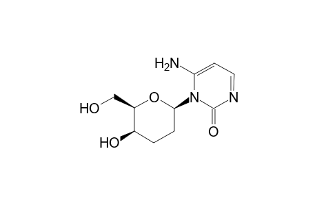 1-(2',3'-Dideoxy-.beta.-D-glucopyranosyl)-cytosine