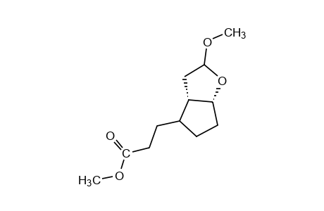 HEXAHYDRO-2-METHOXY-2H-CYCLOPENTA[b]FURAN-4-PROPIONIC ACID, METHYL ESTER