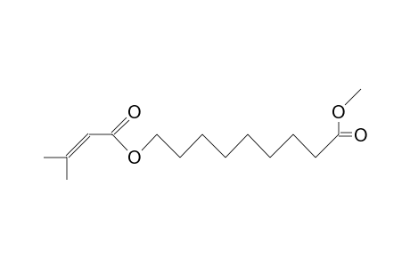 3-Methyl-but-2-enoic acid, 8-methoxycarbonyl-octyl ester
