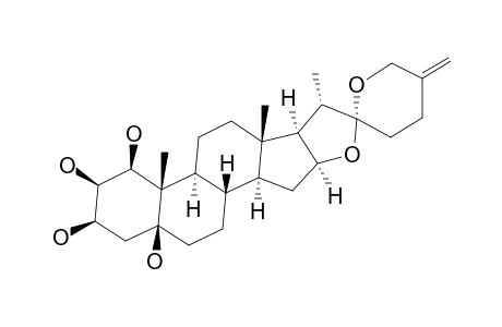 TUPICHIGENIN-A;(20S,22R)-SPIROST-25(27)-ENE-1-BETA,2-BETA,3-BETA,5-BETA-TETRAOL