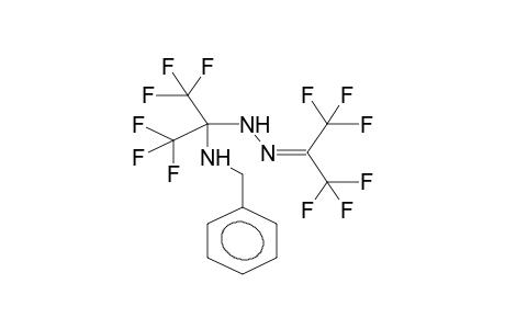 HEXAFLUOROACETONE, N'-(ALPHA-BENZYLAMINO)HEXAFLUOROISOPROPYLHYDRAZONE