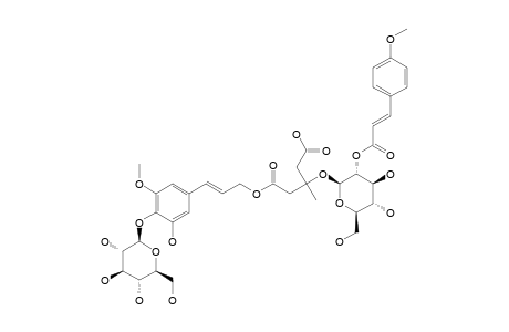 BARBATOSIDE-B;WAHLENBERGIOSIDE-3'-O-[2'''-(PARA-METHOXYCINNAMOYL)]-GLUCOSIDE