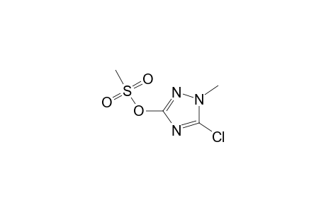 5-Chloro-1-methyl-3-methylsulfonyloxy-1H-1,2,4-triazole