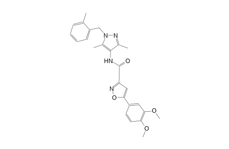 5-(3,4-dimethoxyphenyl)-N-[3,5-dimethyl-1-(2-methylbenzyl)-1H-pyrazol-4-yl]-3-isoxazolecarboxamide