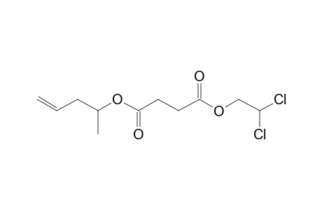 Succinic acid, 2,2-dichloroethyl pent-4-en-2-yl ester