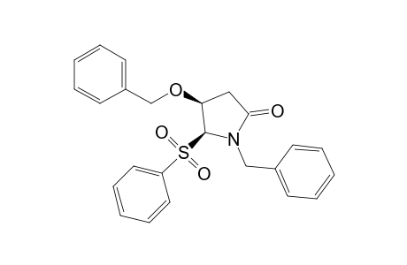 1-Benzyl-4-(benzyloxy)-5-(phenylsulfonyl)-2-pyrrolidinone