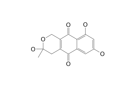 3,7,9-trihydroxy-3-methyl-1,4-dihydrobenzo[g]isochromene-5,10-quinone