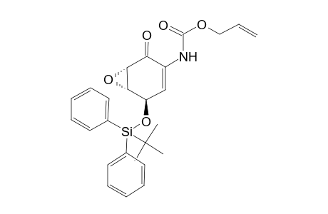 Allyl N-[(1R,2R,6S)-2-[tert-butyl(diphenyl)silyl]oxy-5-oxo-7-oxabicyclo[4.1.0]hept-3-en-4-yl]carbamate