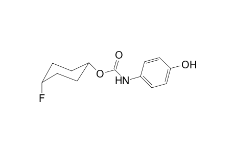 (4-fluoranylcyclohexyl) N-(4-hydroxyphenyl)carbamate