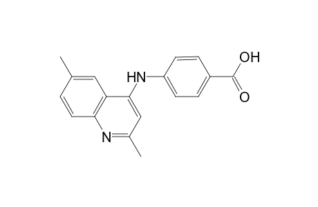 4-[(2,6-dimethylquinolin-4-yl)amino]benzoic acid