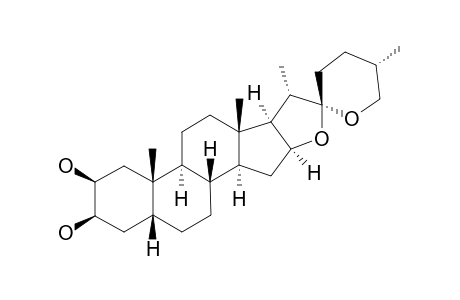 SAMOGENIN;(25R)-2-BETA,3-BETA-DIHYDROXY-5-BETA-SPIROSTANE