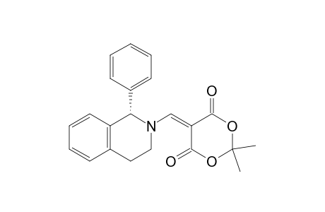 1,3-Dioxane-4,6-dione, 5-[(3,4-dihydro-1-phenyl-2(1H)-isoquinolinyl)methylene]-2,2-dimethyl-, (S)-