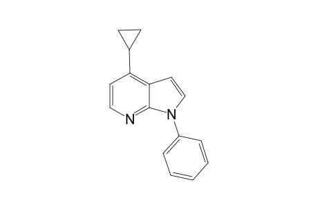 4-Cyclopropyl-1-phenyl-1H-pyrrolo[2,3-b]pyridine
