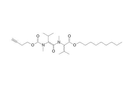 dl-Valyl-dl-valine, N,N'-dimethyl-N'-(but-3-yn-1-yloxycarbonyl)-, nonyl ester