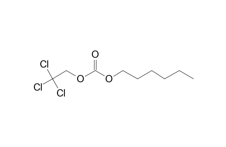 Carbonic acid, hexyl 2,2,2-trichloroethyl ester