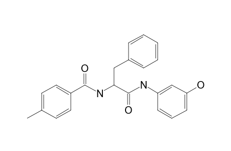 N-[1-[(3-Hydroxyphenyl)aminocarbonyl]-2-phenylethyl]-4-methylbenzamide