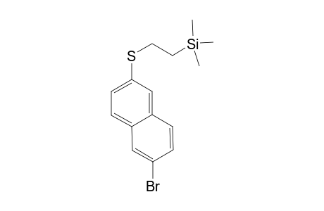 6-Bromonaphthalene-2-[2-(trimethylsilyl)ethyl]thiol