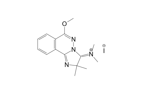 (6-Methoxy-2,2-dimethyl-2,3-dihydro-imidazo[2,1-a]phthalazin-3-dimethyliminium)-iodide