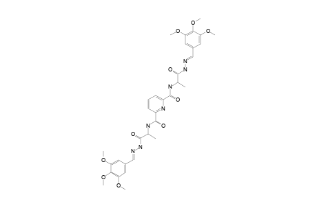 N(2),N(6)-BIS-[1-OXO-1-[2-(3,4,5-TRIMETHOXYBENZYLIDENE)-HYDRAZINYL]-PROPAN-2-YL]-PYRIDINE-2,6-DICARBOXAMIDE
