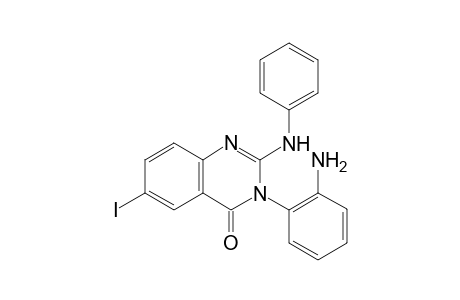 3-(2-aminophenyl)-6-iodo-2-(phenylamino)quinazolin-4(3H)-one